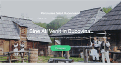 Desktop Screenshot of pensiuneinbucovina.ro